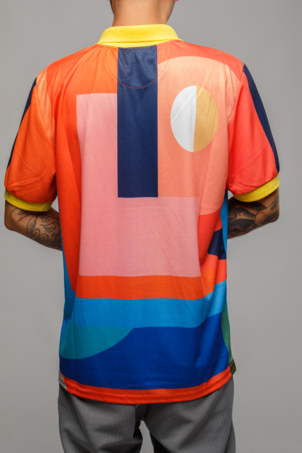 Polo Lacoste Polaroid Color - Laranja - Imagem 2