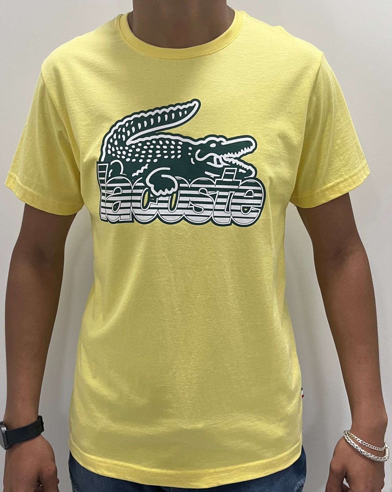 Camiseta Lacoste Amarela