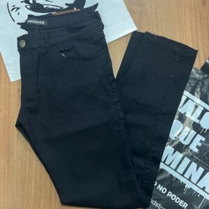 Calça Quiksilver Jeans Preta