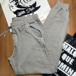 Calça Moletom Nike Cinza