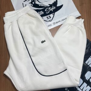 Calça Moletom Lacoste Branca