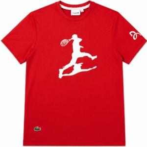 Camiseta Lacoste Sport coleção Novak Djokovic.