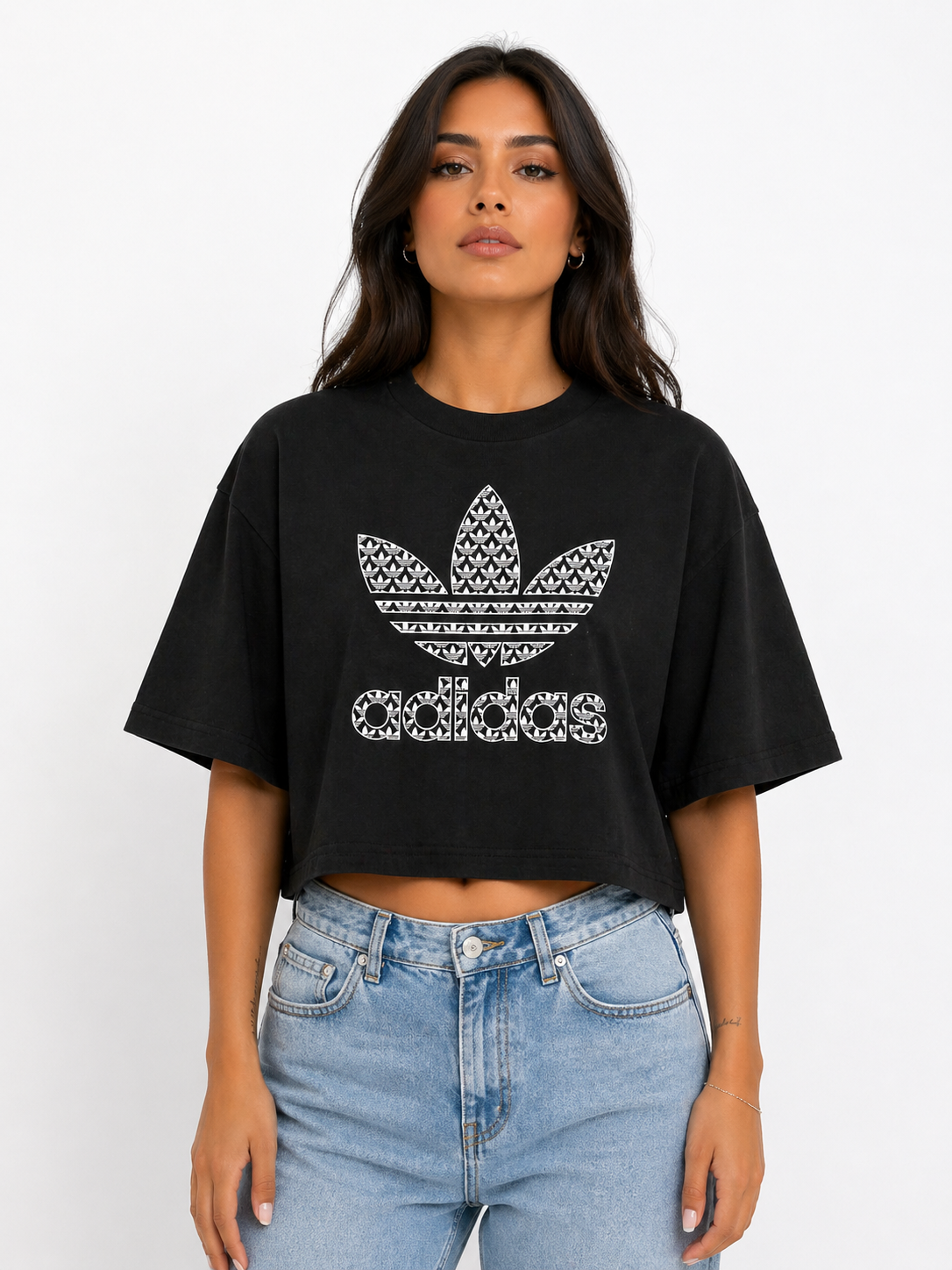 Cropped Oversize Adidas - Imagem 2