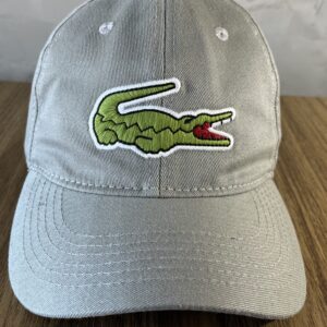 Boné Lacoste Cinza Big Croc