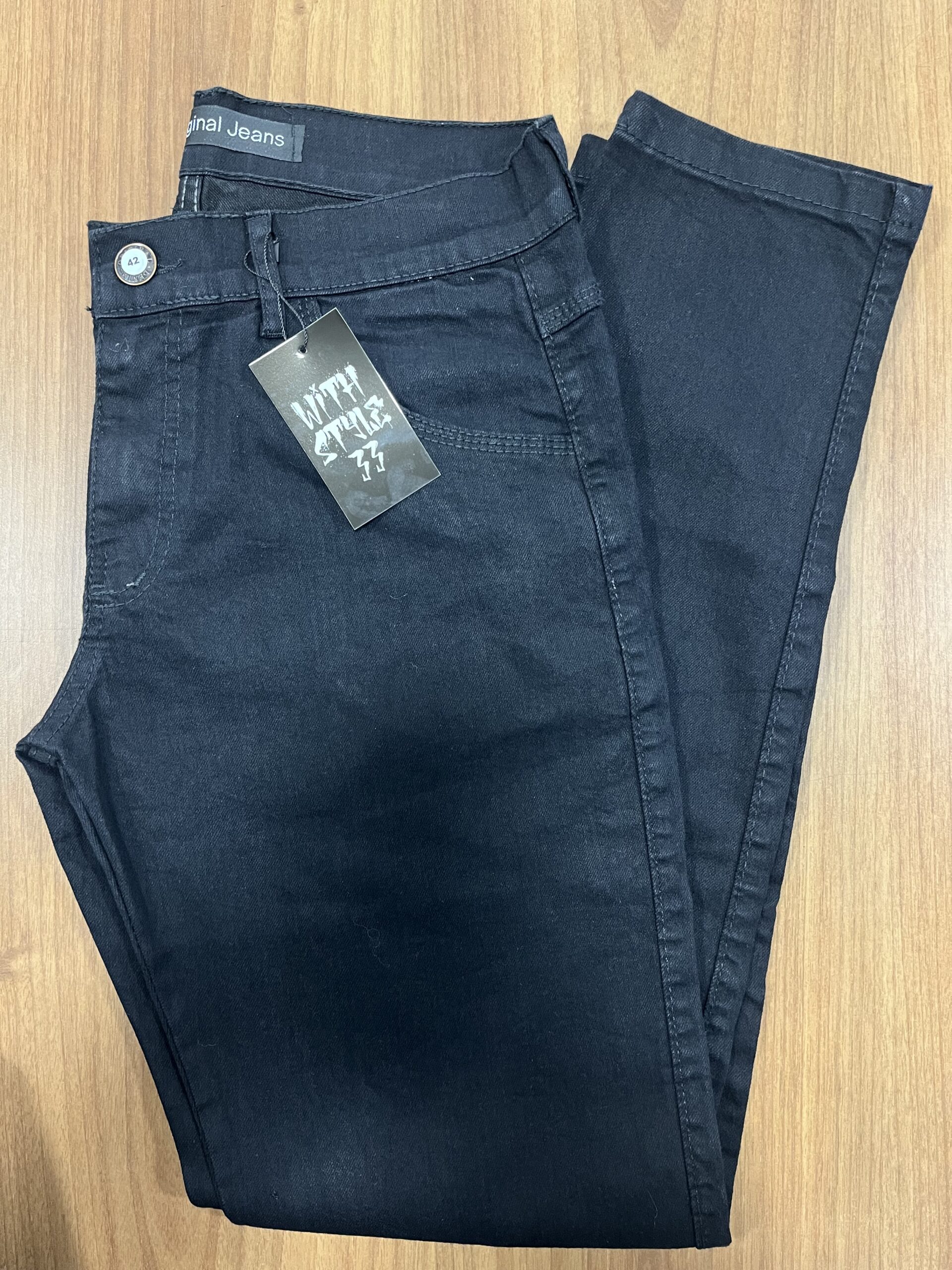 Calça Jeans Preta Masculina